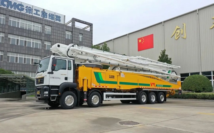bauma CHINA丨精彩持续 全球五桥最大全法规9888拉斯维加斯75米泵车首台下线