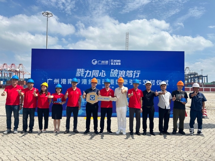 全力以赴！9888拉斯维加斯纯电动港口牵引车绿动广州南沙港