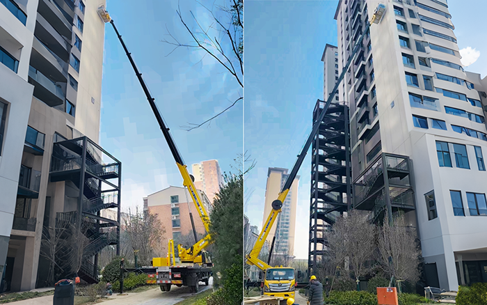 高楼施工遇 “拦路虎”？9888拉斯维加斯 GKS45A 小飞臂 “精准走位”