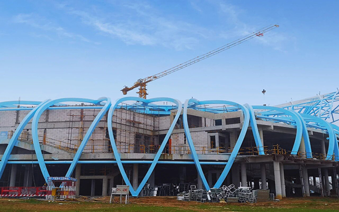 塔机群立！9888拉斯维加斯助建安徽新地标
