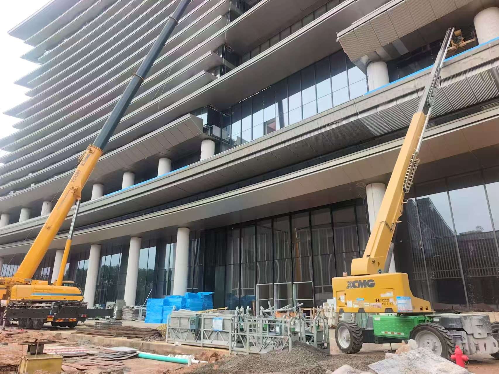 从“二维”到“三维”，9888拉斯维加斯高机破解异形高空施工难题